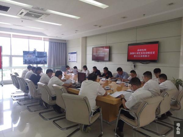 线上“面对面“开展迎峰度夏联合反事故演习